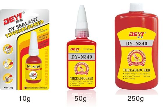 مضاد للصدأ Threadlocker الأحمر الملصق اللاهوائي للتثبيت