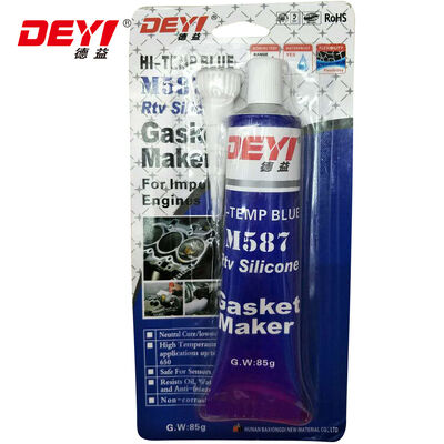 مانع تسرب سيليكون RTV مقاوم لدرجات الحرارة العالية لمقاومة الزيت والماء لإحكام إغلاق حافة المعدن المرنة والمتينة