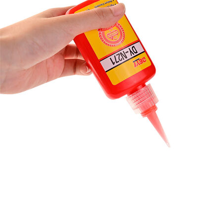 DEYI N271 أحمر لاصق لولبي عالي القوة مانع للتسرب لا هوائي