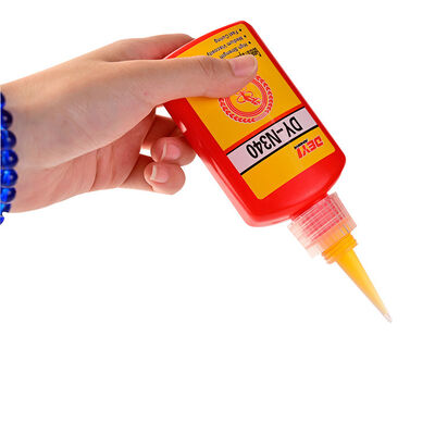 DEYI N340 بالجملة لاصق لا هوائي لقفل الخيوط أصفر فاتح