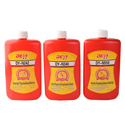 DEYI N340 بالجملة لاصق لا هوائي لقفل الخيوط أصفر فاتح