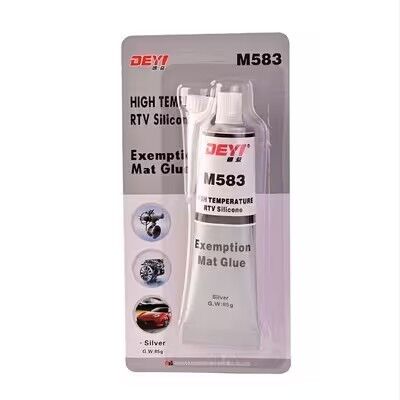 Grey RTV Silicone Gasket Maker High Temp Sealant Adhesive 85g Tube For Automotive Metal Flange