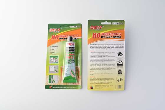 Clear Nail Free Adhesive Strong Bonding Glue Liquid Construction Sealant For Wood Picture Frame