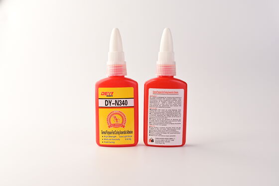 غراء لاهوائي لاصق من Threadlocker أصفر فاتح مصمم لتوفير قفل آمن ومقاوم للتسرب في التجميعات